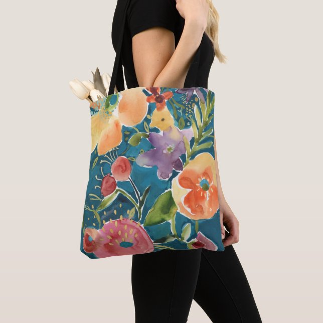 Abundant Florals I Tote Bag (Close Up)