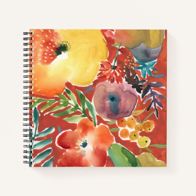 Abundant Florals III Notebook (Front)