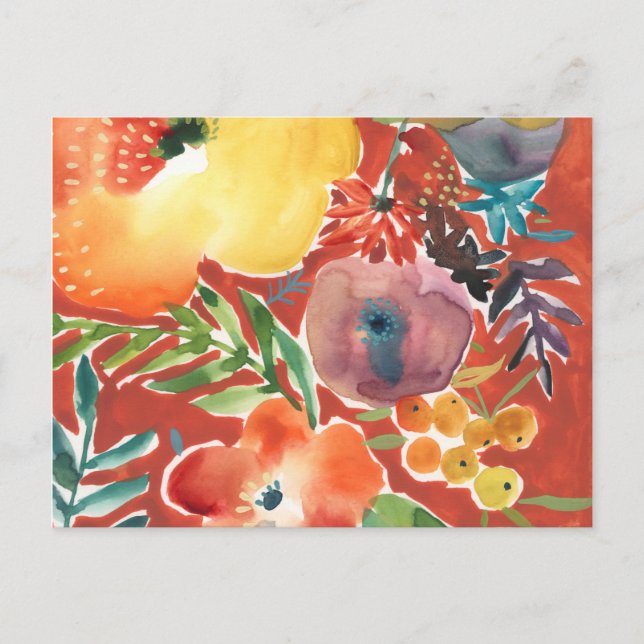 Abundant Florals III Postcard (Front)