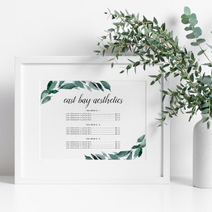 Abundant Foliage Business Services or Pricing Sign