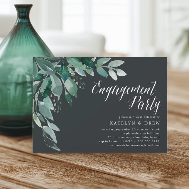 Abundant Foliage | Engagement Party Invitation (Creator Uploaded)