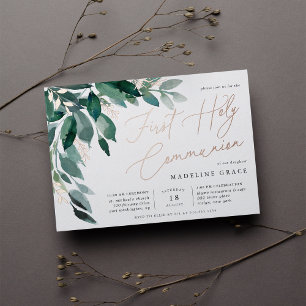 Abundant Foliage   First Holy Communion