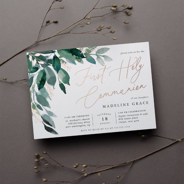 Abundant Foliage | First Holy Communion (Creator Uploaded)