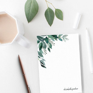 Abundant Foliage Personalised Post-it Notes