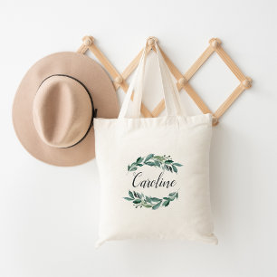 Abundant Foliage Personalized Tote Bag