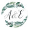 Abundant Foliage Wedding Monogram