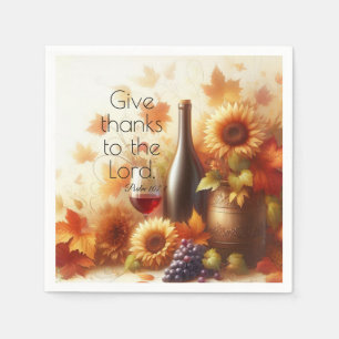 Abundant Grace & Autumn Glory Napkin
