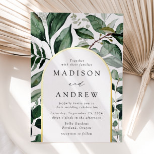 Abundant Greenery Arch Frame Wedding