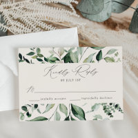 Abundant Greenery Cream Wedding