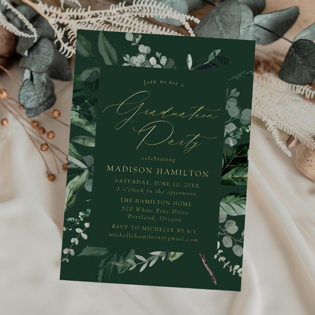 Abundant Greenery Graduation Party (Creator Uploaded)