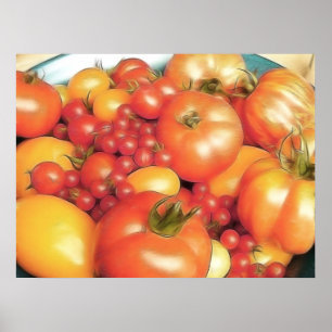 Abundant Harvest - Heirloom Tomatoes Poster