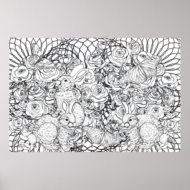 Abundant Rabbits Poster (Front)