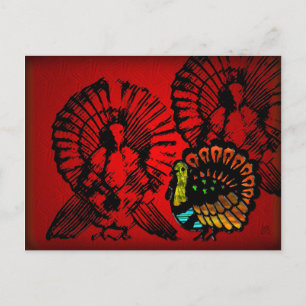 Abundant Thanksgiving Holiday Postcard