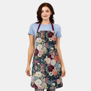 Abundant Upscale Flower Market Bouquet Apron
