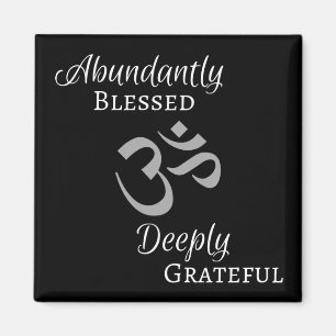 Abundantly Blessed Om magnet