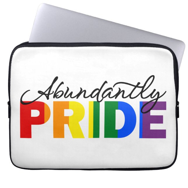 Abundantly Pride Proud to be Gay Electronics Bag (Front)