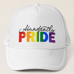 Abundantly Pride Rainbow Gay Proud Trucker Hat