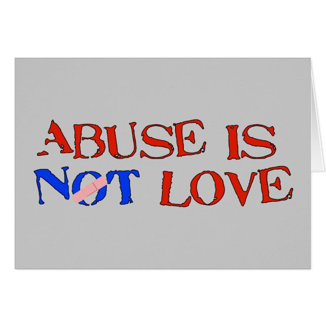 Abuse Is Not Love (Front Horizontal)