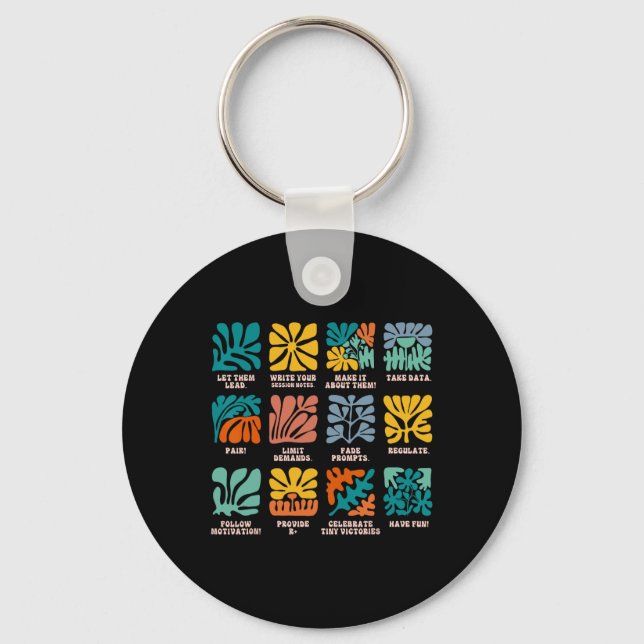 Aby Applied Behaviour Analyst Advocate Autism Lets Key Ring (Front)