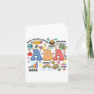 Aby Therapist Behaviour Analyst Autism Therapy Rbt Card