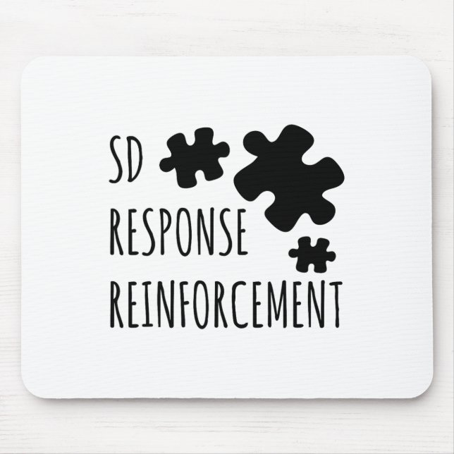 Aby Therapist Sd Reinforcement Response Behaviour  Mouse Mat (Front)