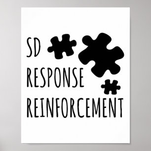 Aby Therapist Sd Reinforcement Response Behaviour  Poster