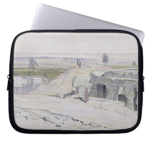Abydus, 1pm, 12th January 1867 (ink and watercolou Laptop Sleeve