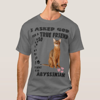 Abys Kitten Quote Mum, Kitty Dad Print, Cute Abyss T-Shirt