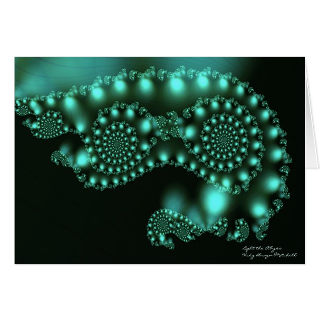 Abyss Cool Abstract Fine Fractal Art (Front Horizontal)