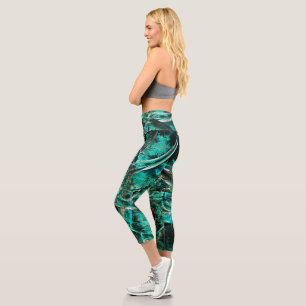 Abyssal Emergence Capri Leggings