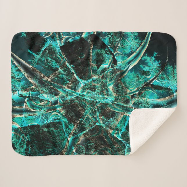 Abyssal Emergence Sherpa Blanket (Front (Horizontal))