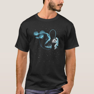 Abyssal Fish Hunting An Astronaut T-Shirt