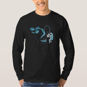 Abyssal Fish Hunting An Astronaut T-Shirt