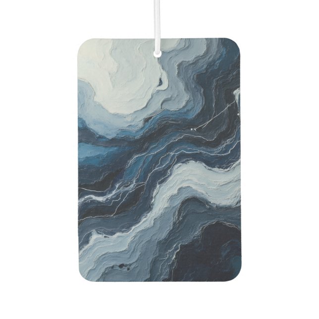 "Abyssal Flow" Car Air Freshener (Front)