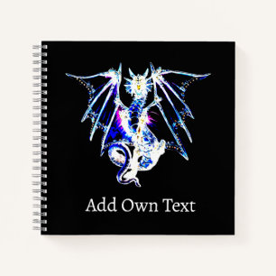 Abyssal Ocean Dragon Sea Beast Mythical Creature Notebook
