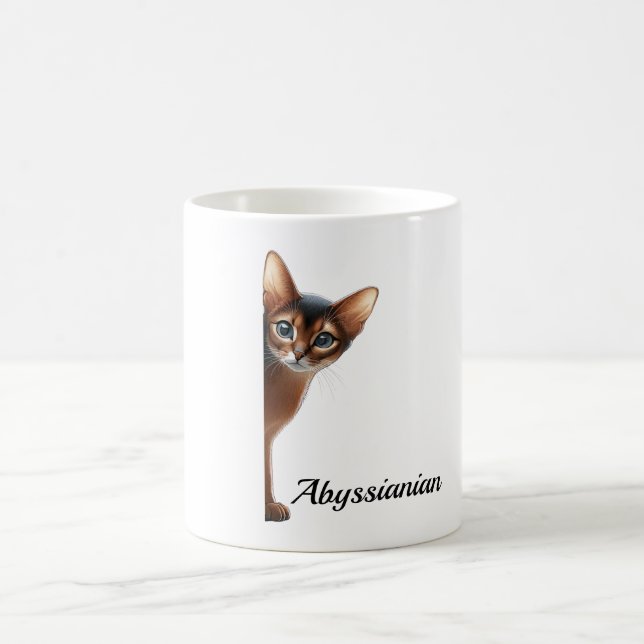 Abyssianian Cat Mug (Center)