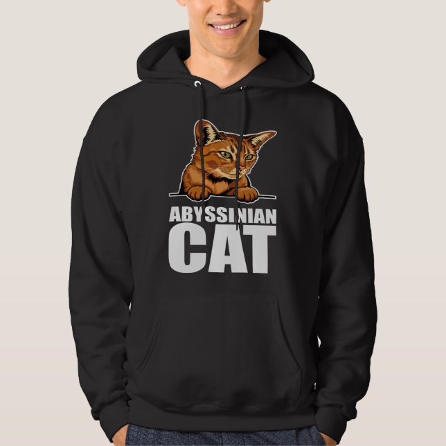 Abyssinian  Abyssinian cat  Abyssinian mom  7 Hoodie (Front)