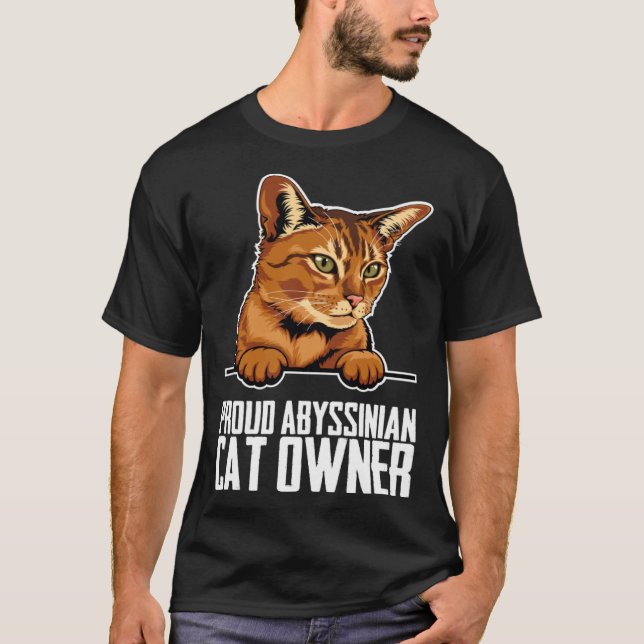 Abyssinian cat  Abyssinian  Abyssinian kitten  1 T-Shirt (Front)