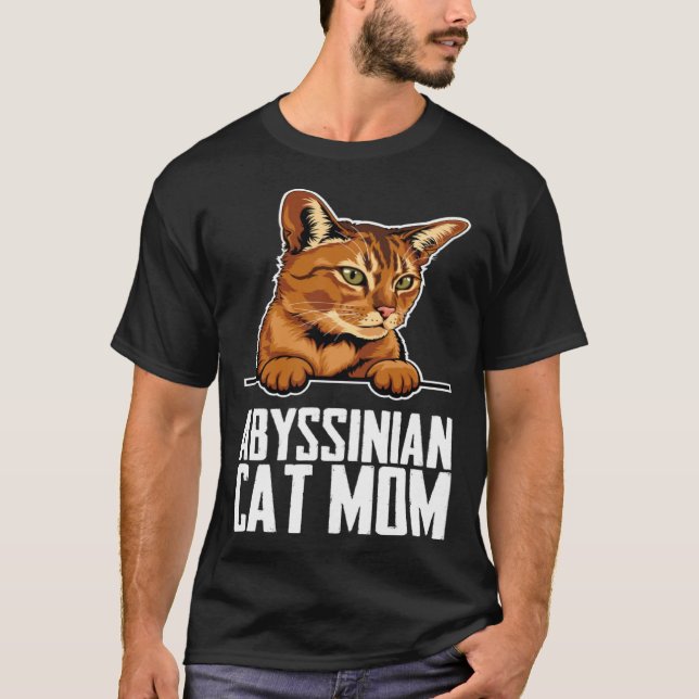 Abyssinian cat  Abyssinian  Abyssinian kitten T-Shirt (Front)