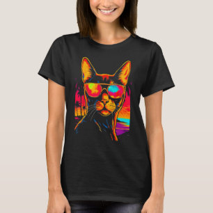 Abyssinian Cat Beach Party T-Shirt
