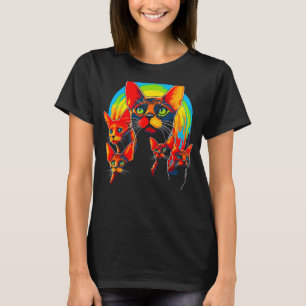 Abyssinian Cat Best Friends T-Shirt