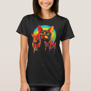 Abyssinian Cat Best Friends T-Shirt