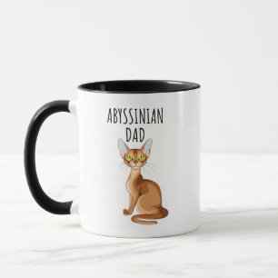Abyssinian Cat Dad Mug