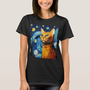 Abyssinian Cat Lover Design for Cat Mum and Dad T-Shirt