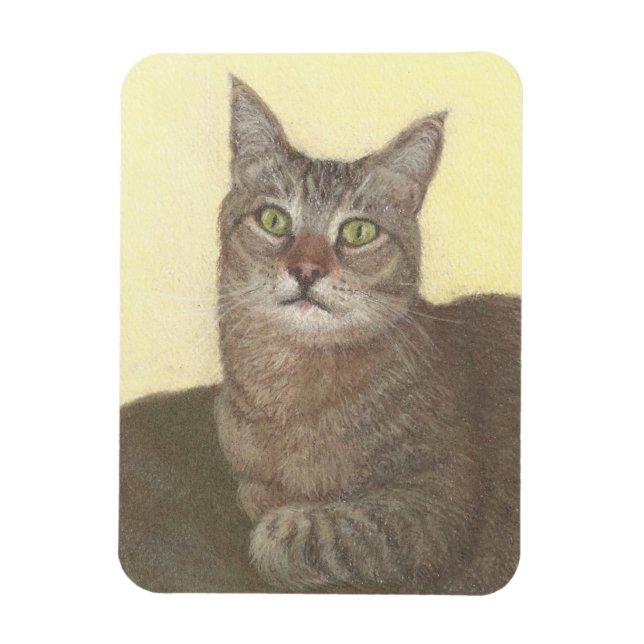 Abyssinian Cat Magnet (Vertical)