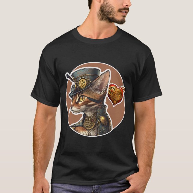Abyssinian Cat T-Shirt (Front)