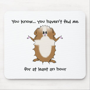 Abyssinian Guinea Pig Sayings Mouse Mat