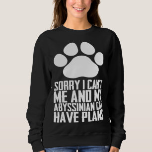 Abyssinian kitten  Abyssinian mum  Abyssinian dad  Sweatshirt