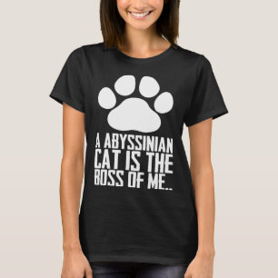 Abyssinian kitten  Abyssinian mum  Abyssinian dad  T-Shirt