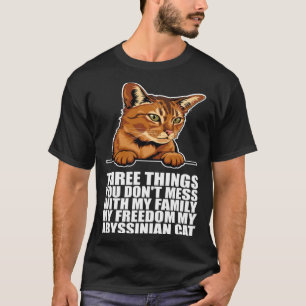 Abyssinian kitten Abyssinian mum Abyssinian dad T-Shirt